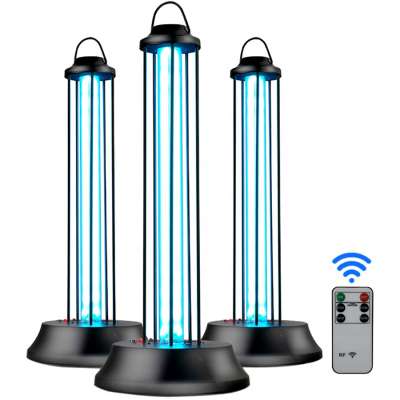 Big power standing 360 uv germicidal light disinfection 38w ozone lamp